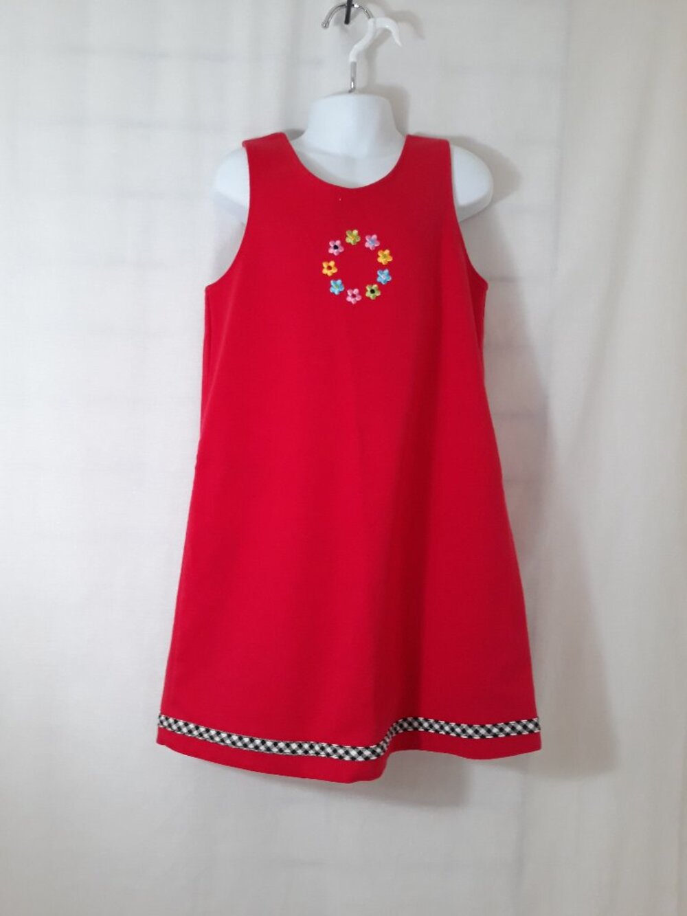 Vintage Chez Ami by Patsy Aiken - Red Knit Dress or Jumper - Size 7